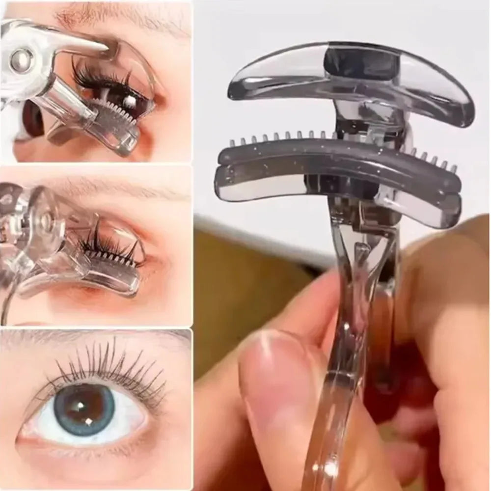 Dual Type Eyelash Curler with Comb