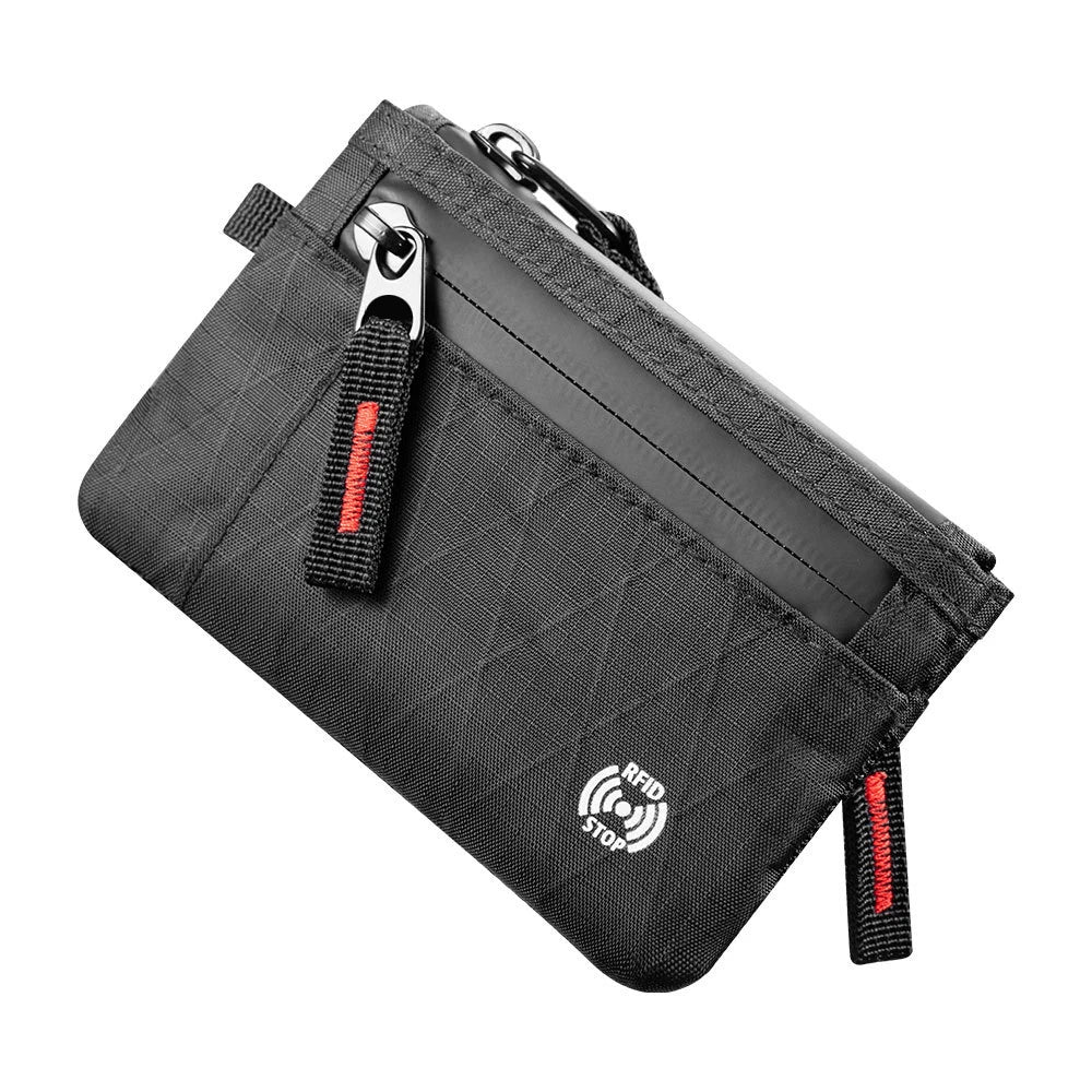 Edc Fashionable Rfid Anti-Theft Ultra-Thin Wallet |   Unisex Zipper