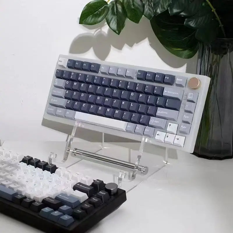 Keyboard Display Stand Transparent Acrylic Keyboard Stand for Computer Mechanical Keyboard Holder Layer Rack Keyboard Tray