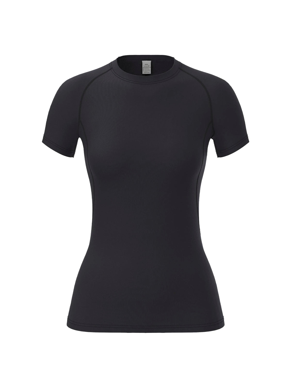 Women's Compression Shirt, Short-Sleeved Sports Yoga Running T-Shirt Summer Gym Workout Quick-Drying Stretch T-Shirt, Clothing