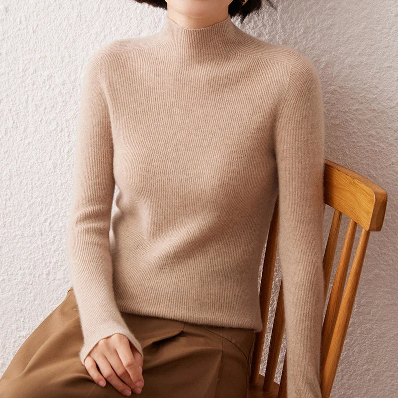 Pure Cashmere Turtleneck Sweater