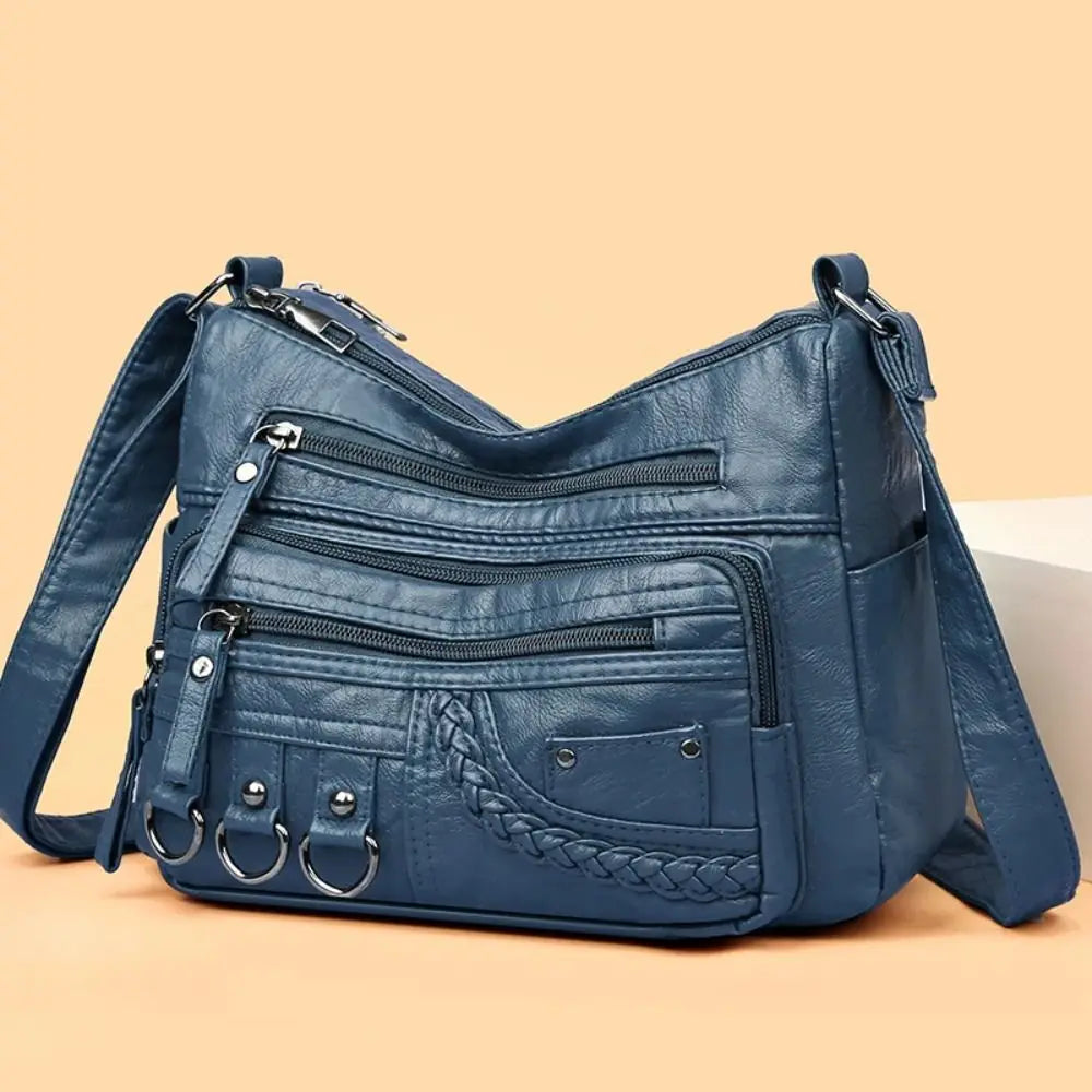 Multi Pocket Crossbody Shoulder Bag