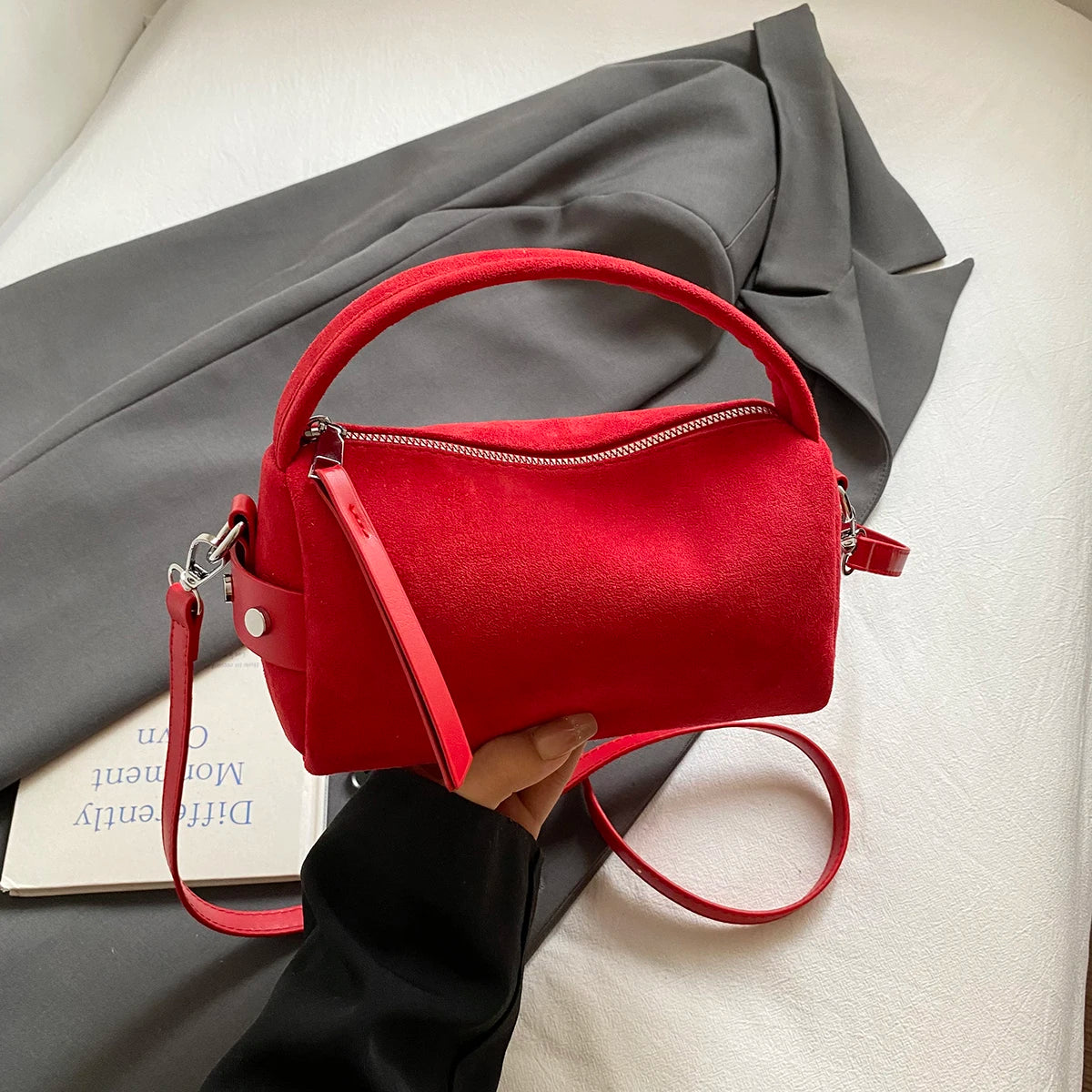 Luxury Designer Purses Fashionable Retro Mini PU Leather Shoulder Bags for Women Bucket Crossbody Bag 2026