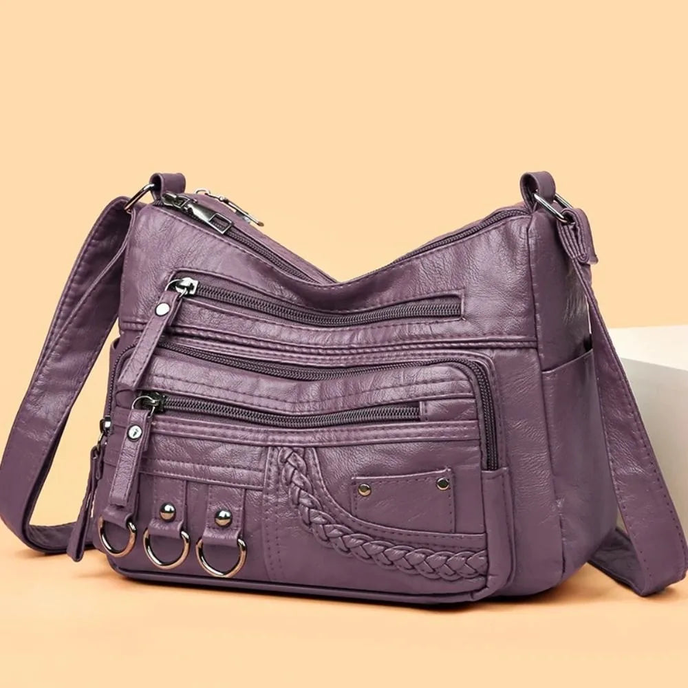 Multi Pocket Crossbody Shoulder Bag