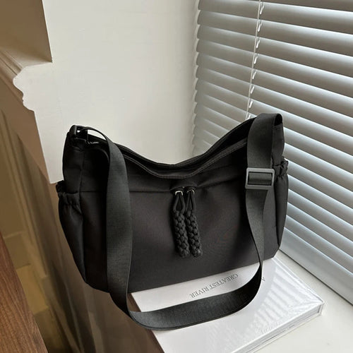 Casual Women's Nylon Crossbody Bag, Large Capacity Hobo Shoulder Purse
