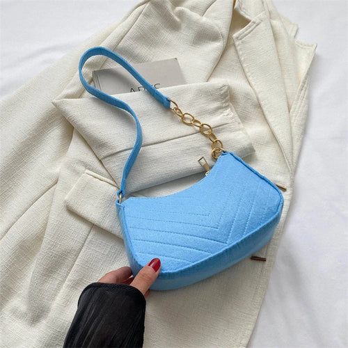 Mini Shoulder Bags for Women Fashion Felt Women's Bag Design Advanced