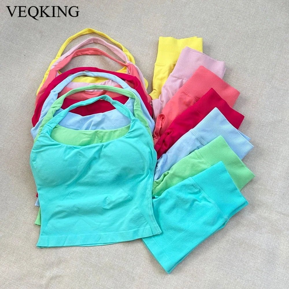 Open Back Longline Yoga Set, 2 Piece