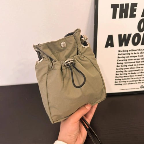 Nylon Crossbody Bag Soft Mini Phone Wallet Multifunctional Square