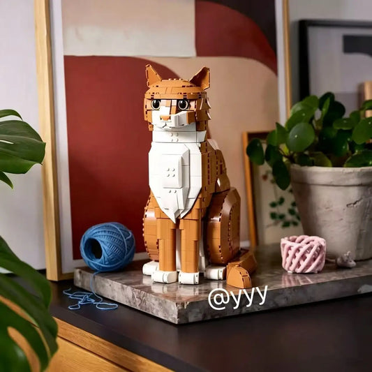 1755 Pieces of Orange Cat Orange Cat Pet Assembly Collection Ornaments Birthday Christmas Gift