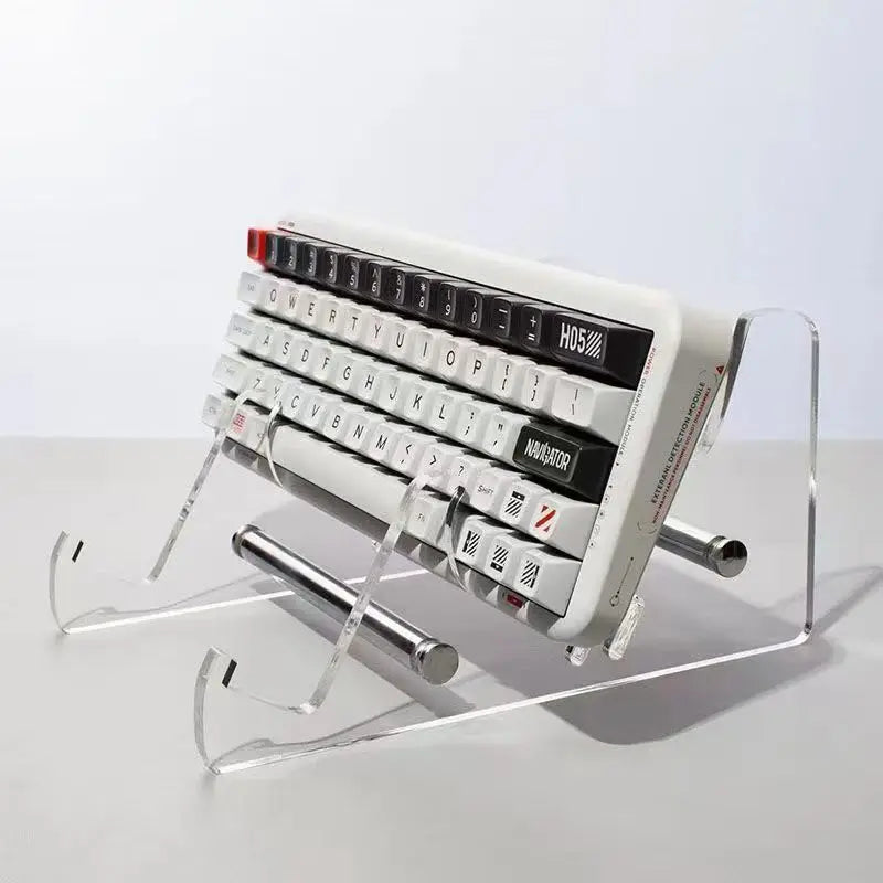 Keyboard Display Stand Transparent Acrylic Keyboard Stand for Computer Mechanical Keyboard Holder Layer Rack Keyboard Tray