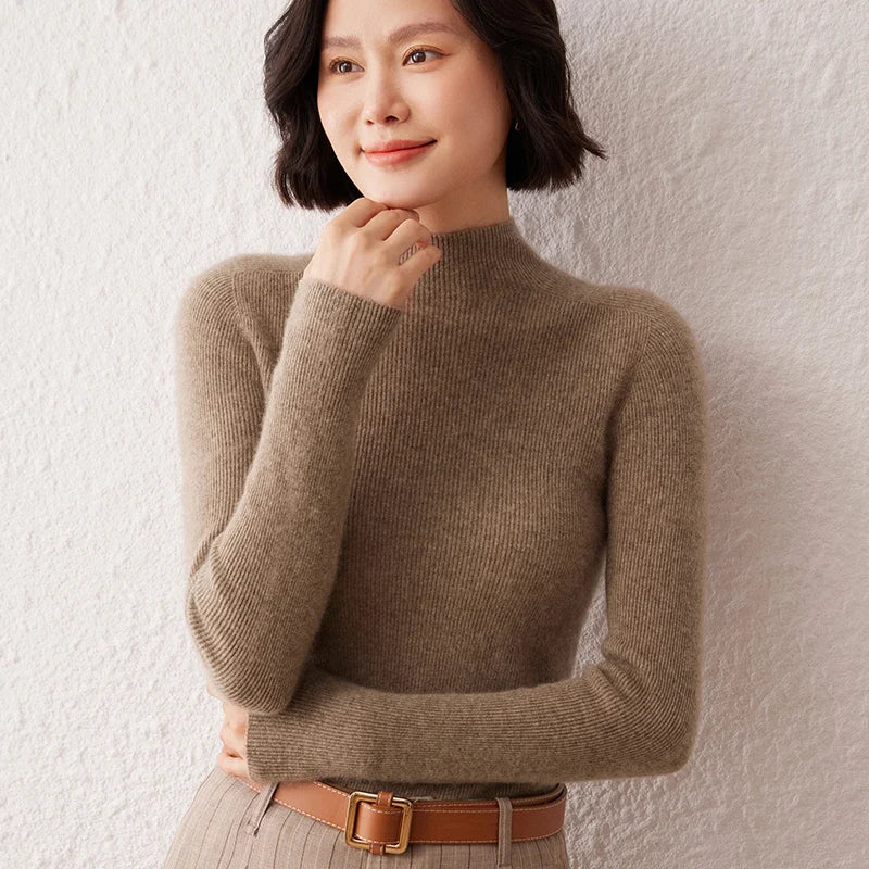 Pure Cashmere Turtleneck Sweater