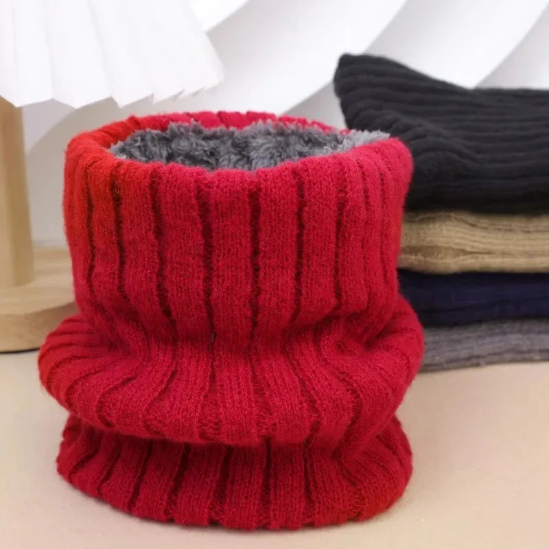 Fashion Soft Knitted Neck Warmer Sports Scarf Women Men Face Cover Winter Skating Running Hiking Scarves Thick Cold-proof Collar