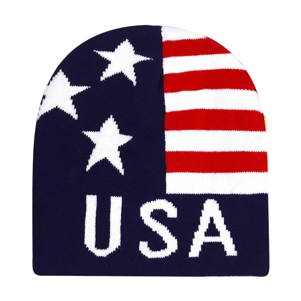 Y2K Letter Knitted Winter Autumn Beanie Cap Men Women Kanye Beanies Gorras Hombre Top Warm Skiing Hat Ear Hats Hip Hop Skullcap