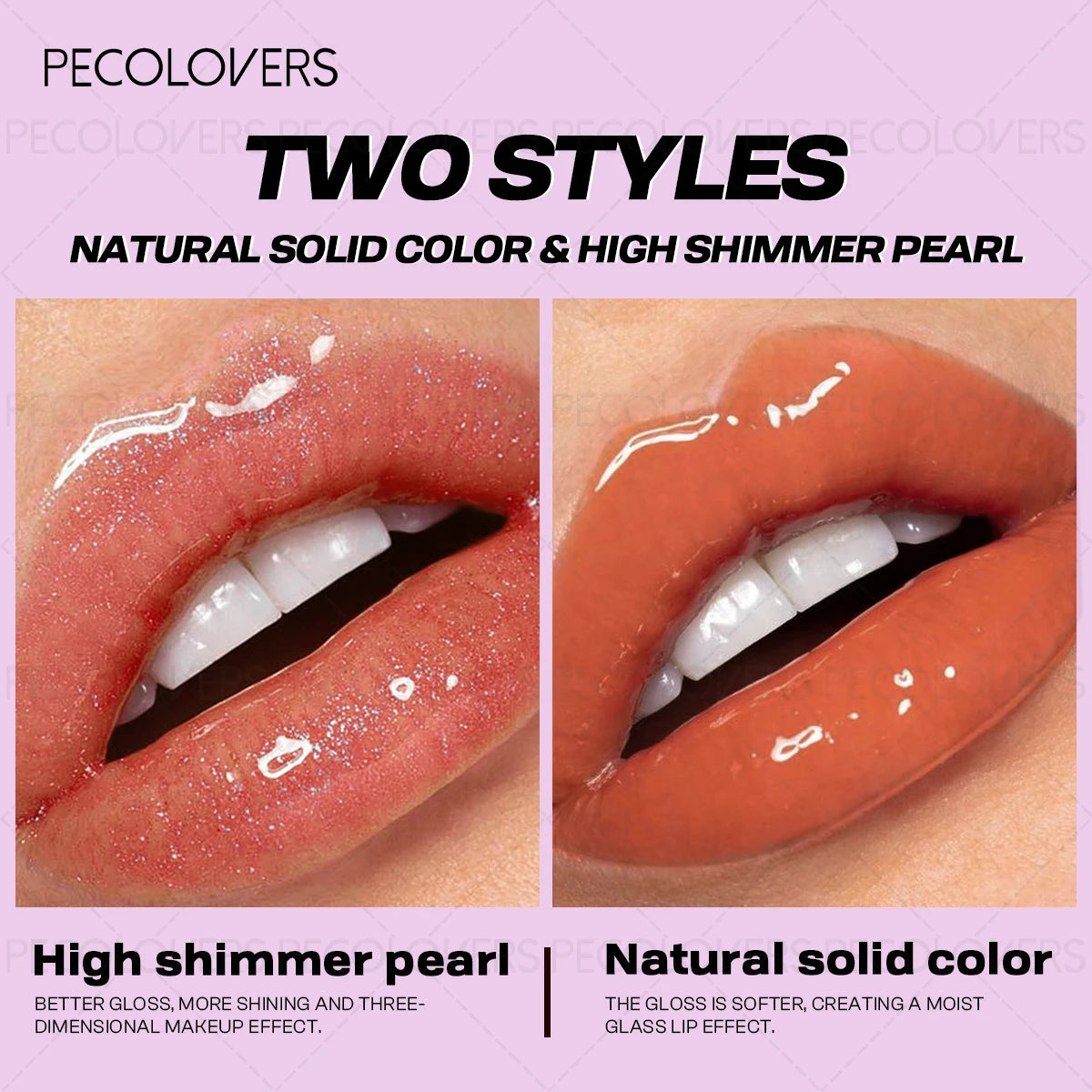 10 Pcs/SET Moisturizing Lip Gloss with Shimmer, Nourishing Effect & Long-Lasting, Hydrating Liquid Lip Shine Oil, All Types