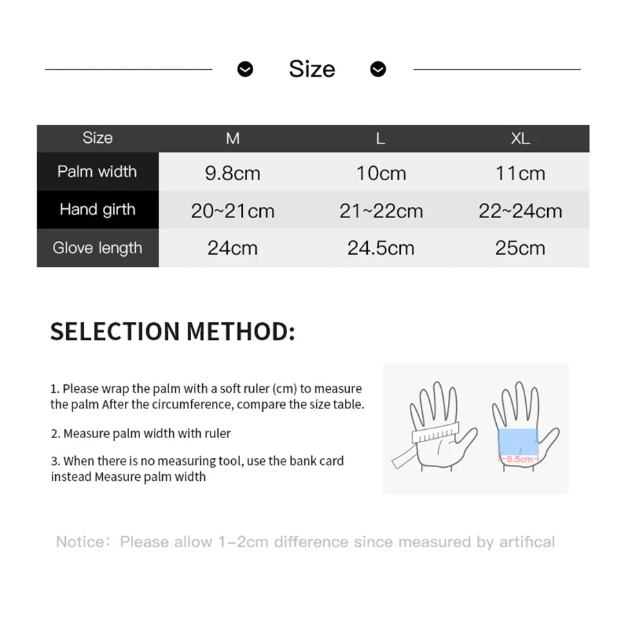 Waterproof Cycling Gloves Winter Touch Screen Bicycle Gloves Outdoor
