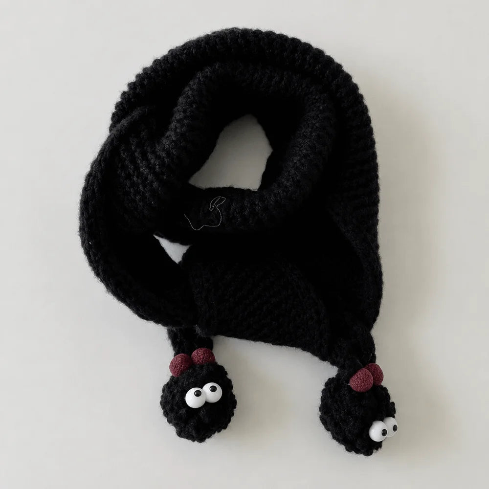 Fashion Windproof Knitted Scarf Soft Keep Warm Children Neck Warmer Thick Autumn Winter Children Muffler for Boys Girls
