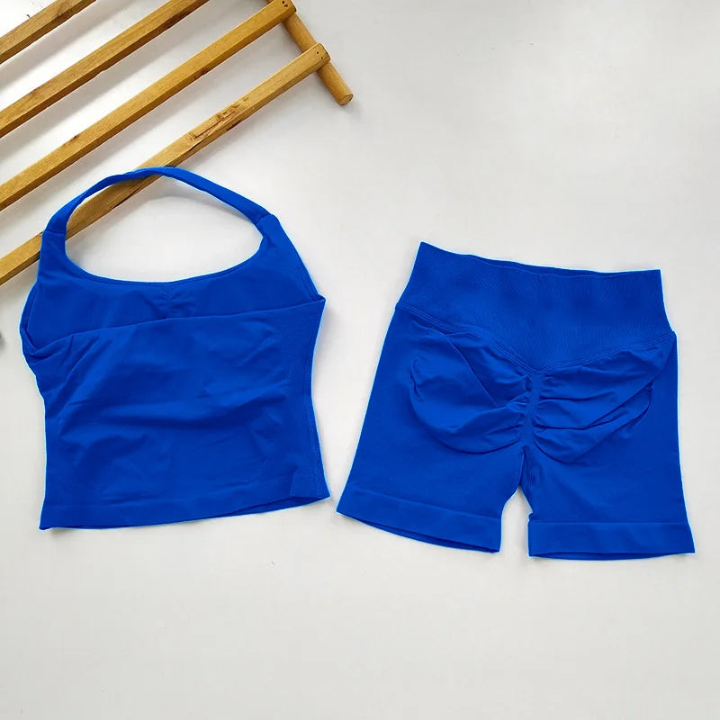 Open Back Longline Yoga Set, 2 Piece