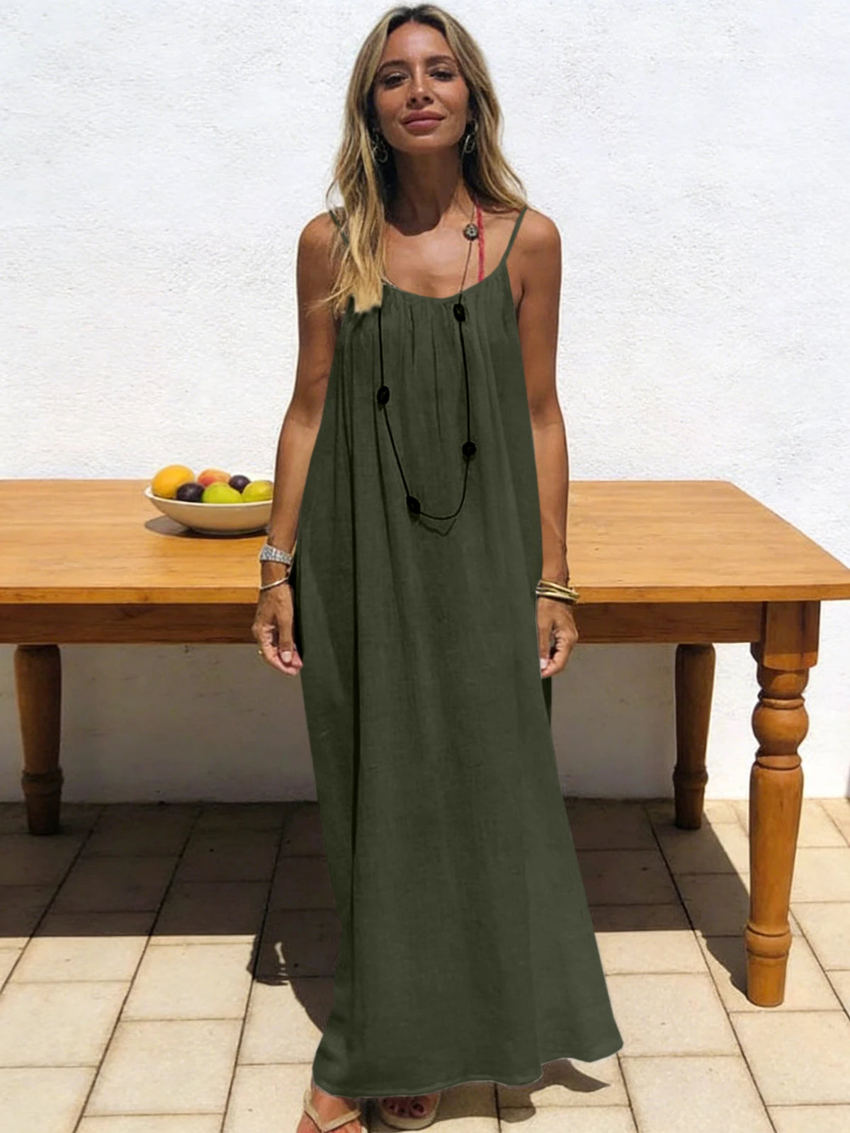 Strapless Loose Lounge Maxi Dress