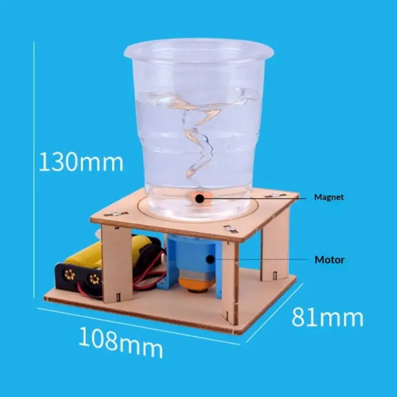 1 Set Primary School Children's Fun Toys Physics Electric Water  Science Toy Tornado Handmade Class Teaching Aids