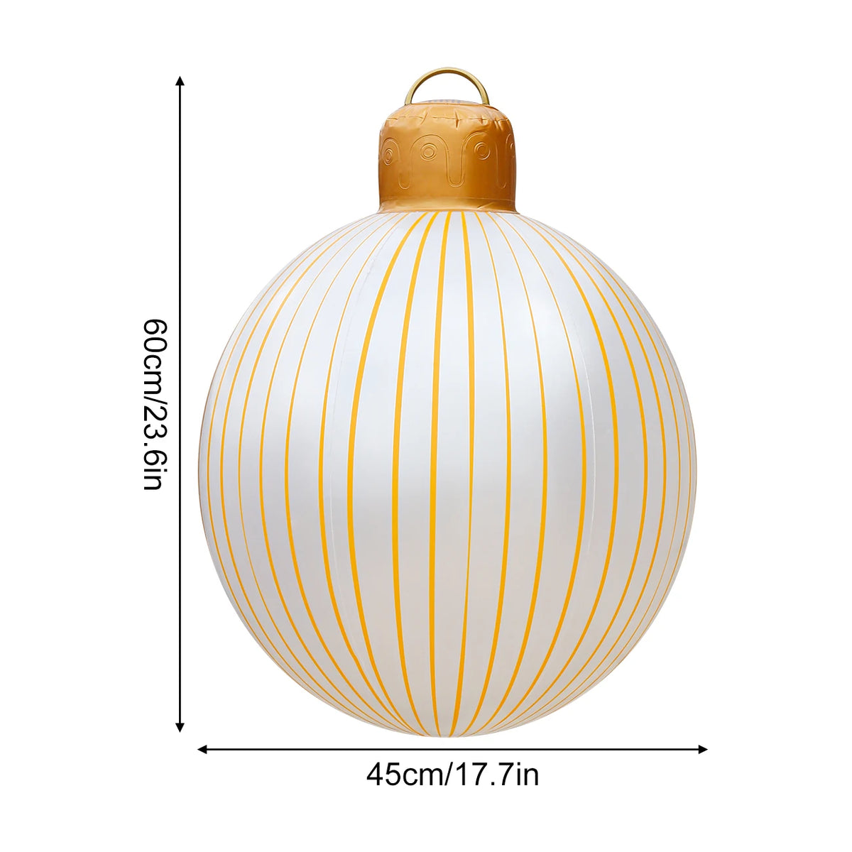 1PC  Inflatable Christmas Ornaments Balls Large PVC Holiday Inflatables Decorated Ball
