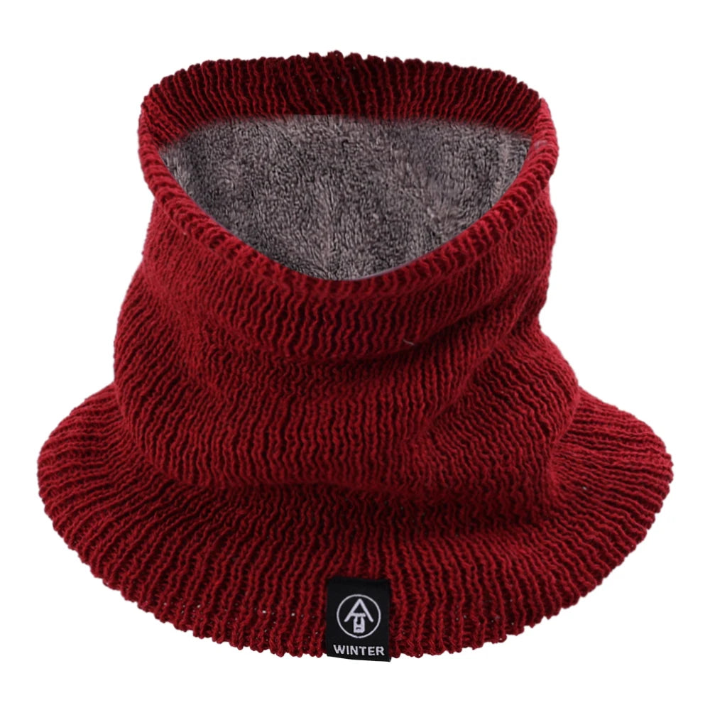 Fashion Soft Knitted Neck Warmer Sports Scarf Women Men Face Cover Winter Skating Running Hiking Scarves Thick Cold-proof Collar