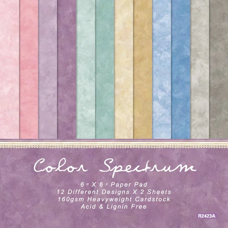 12 Sheet Scrapbooking Paper 15x15cm, Christmas Journal Planner Paper Pad Cardstock Backgrounds Card for DIY Art Craft Decoration