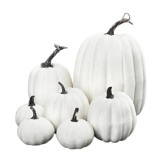 Wedding 7PCS Home Thanksgiving DIY Craft Fake Vegetable Simulation Pumpkin Model Halloween Decoration Artificial Pumpkin