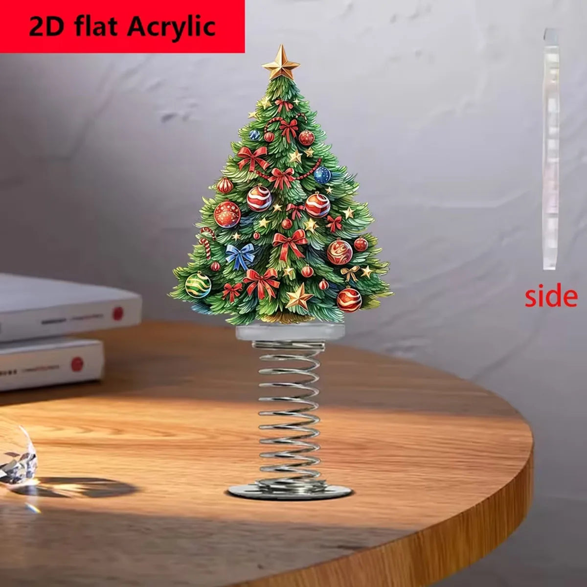 Christmas Car Ornament, Festive Swing Christmas Tree, Car Interior Atmosphere Decoration, Holiday Accessory