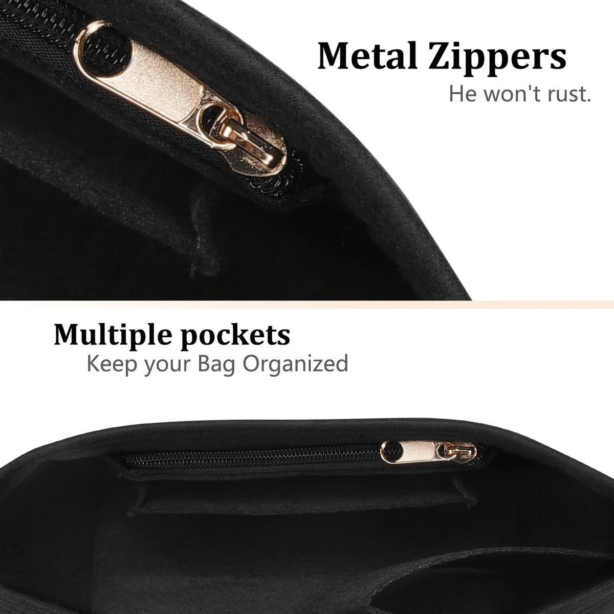 Felt Insert Bag Fits For Longchamp Handbag Liner Bag Felt Cloth Makeup