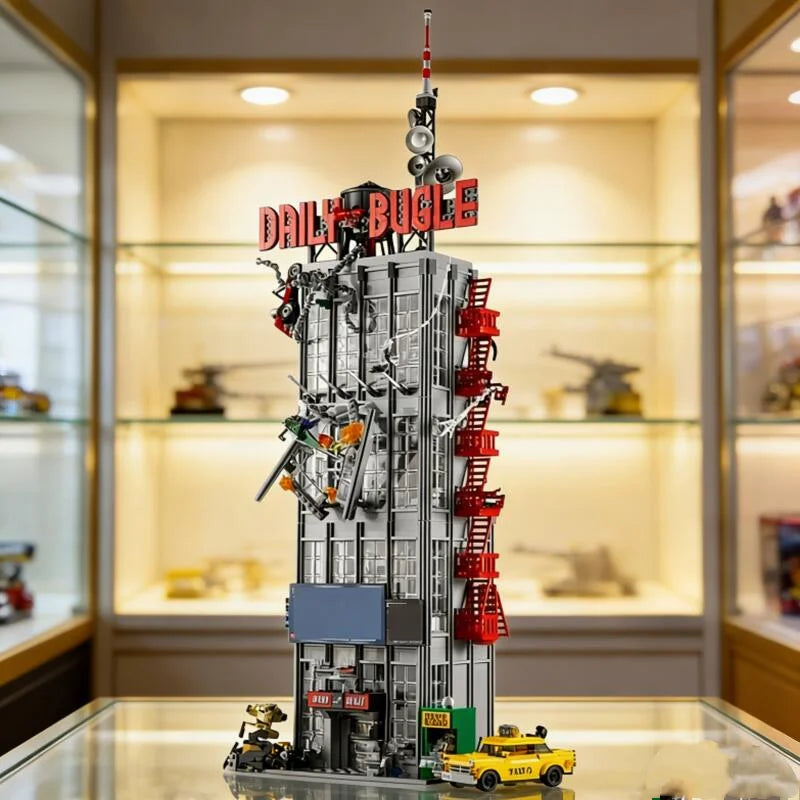 new 3772PCS Bricks Daily Bugle Building Compatible MOC Building Blocks Anniversary Sets  Birthday Christmas Gifts