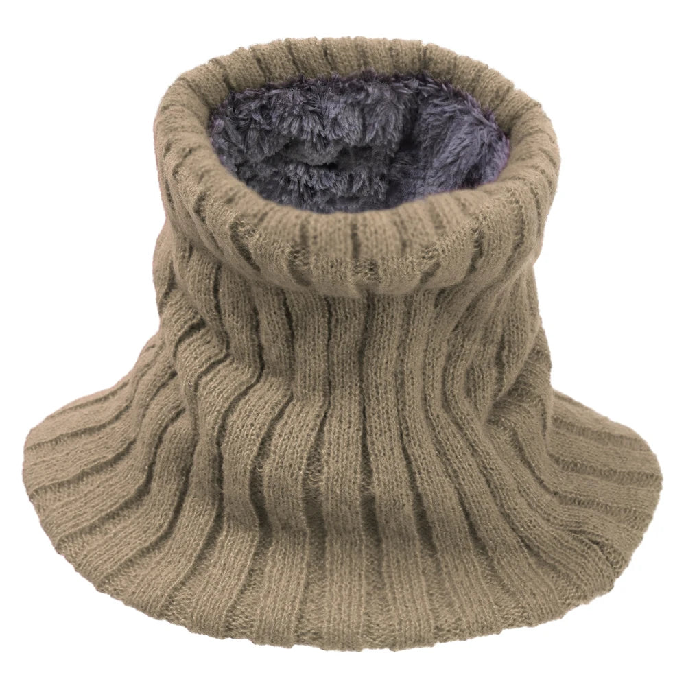 Fashion Soft Knitted Neck Warmer Sports Scarf Women Men Face Cover Winter Skating Running Hiking Scarves Thick Cold-proof Collar