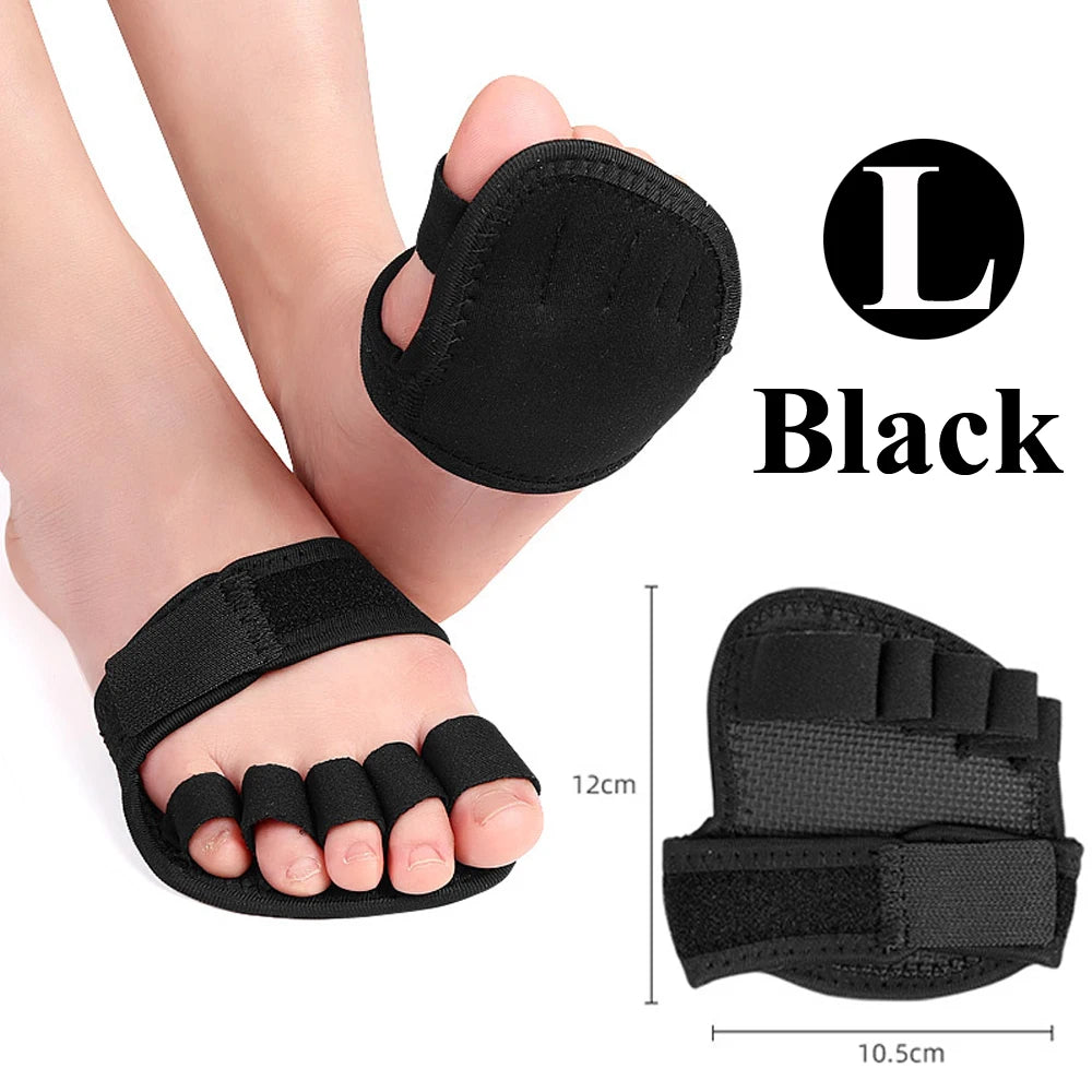 Toe Separator Forefoot Pads Silicone Cushion Pad Pain Relief Shoes Insoles Finger Toe Hallux Valgus Corrector Gel Pads Foot Care