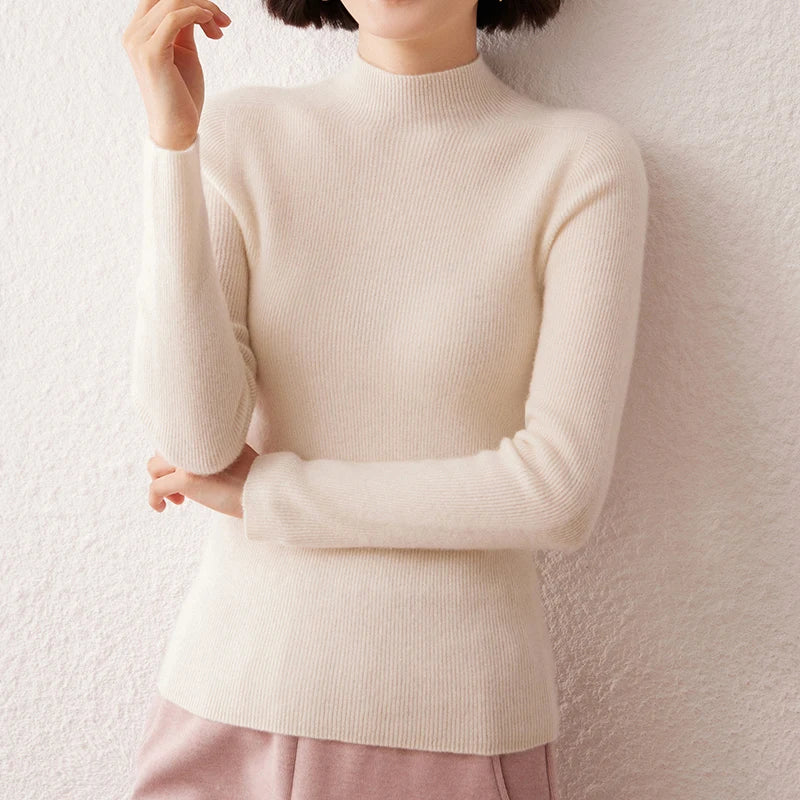 Pure Cashmere Turtleneck Sweater