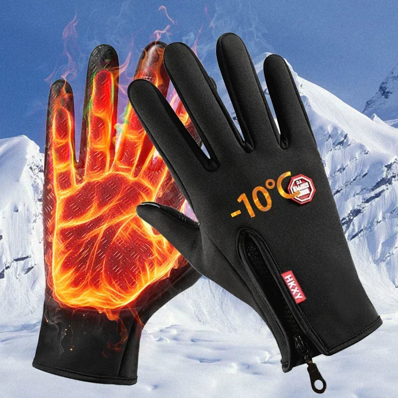 Winter Gloves For Men Women Touchscreen Warm Outdoor Cycling Driving Motorcycle Cold Gloves Windproof Non Slip GlovesLL