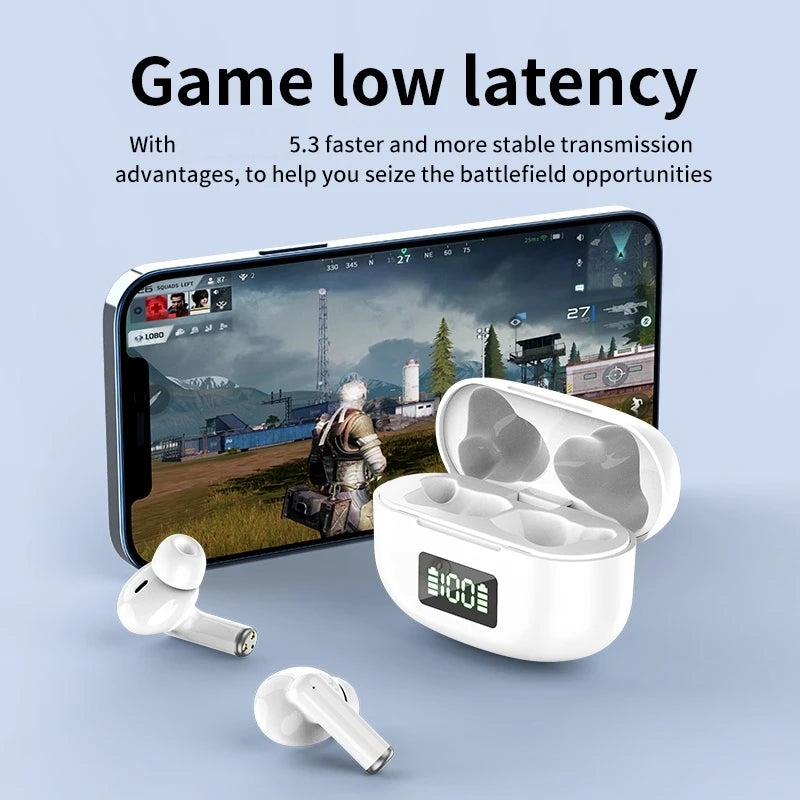 Wireless Earphones Bluetooth Headphone Gaming Headset TWS Sports Earbuds Noise Cancelling Headset