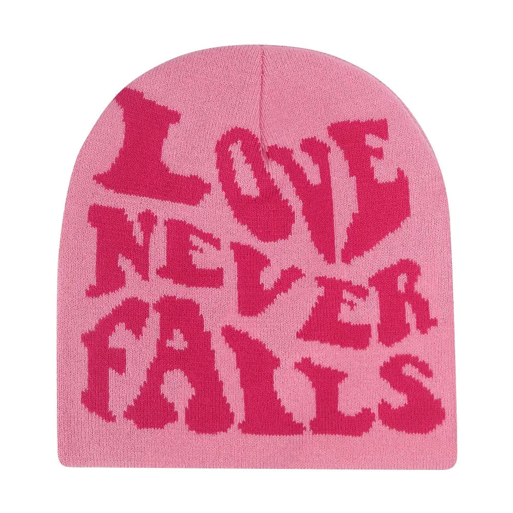 Y2K Letter Knitted Winter Autumn Beanie Cap Men Women Kanye Beanies Gorras Hombre Top Warm Skiing Hat Ear Hats Hip Hop Skullcap