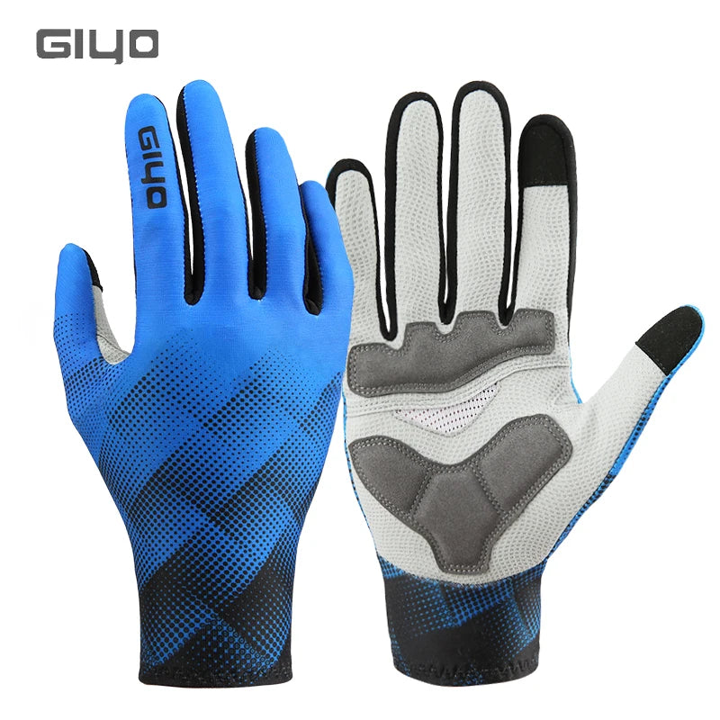 Bicycle Winter Thermal Full Finger Gloves MTB Road Bike Touch Screen Anti-skid Gloves Cycling Breathable Keep Warm Mittens