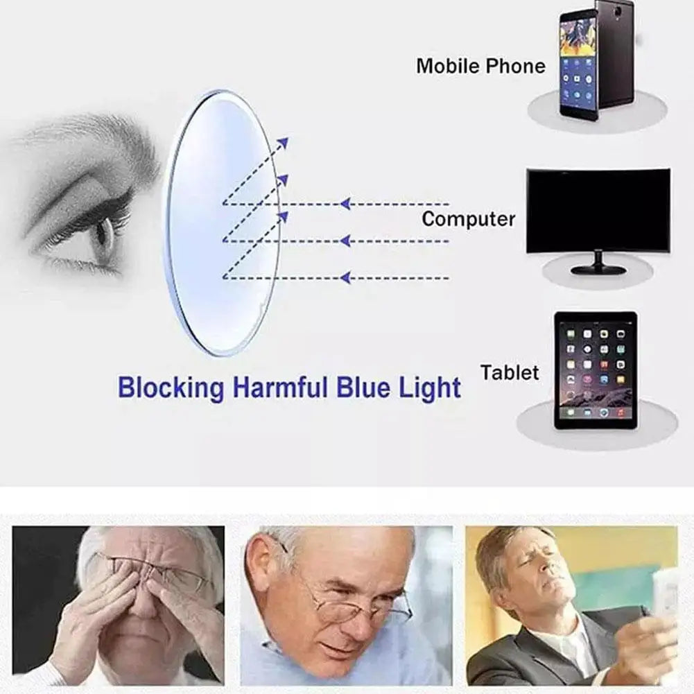 Blue Light Blocking Glasses for Men Women Computer Gaming Glasses TV Glasses Lightweight Anti-Glare Eyestrain Reading Eyewear