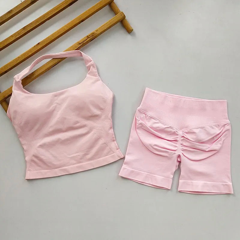 Open Back Longline Yoga Set, 2 Piece