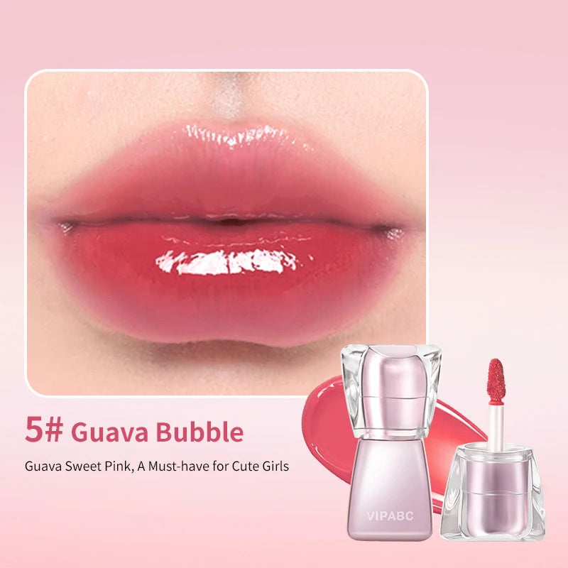 Water Light Crystal Gloss Lip Tint — Autumn/Winter Hydrating Formula, Mirror-Gloss Finish, Youthful Plumping Effect
