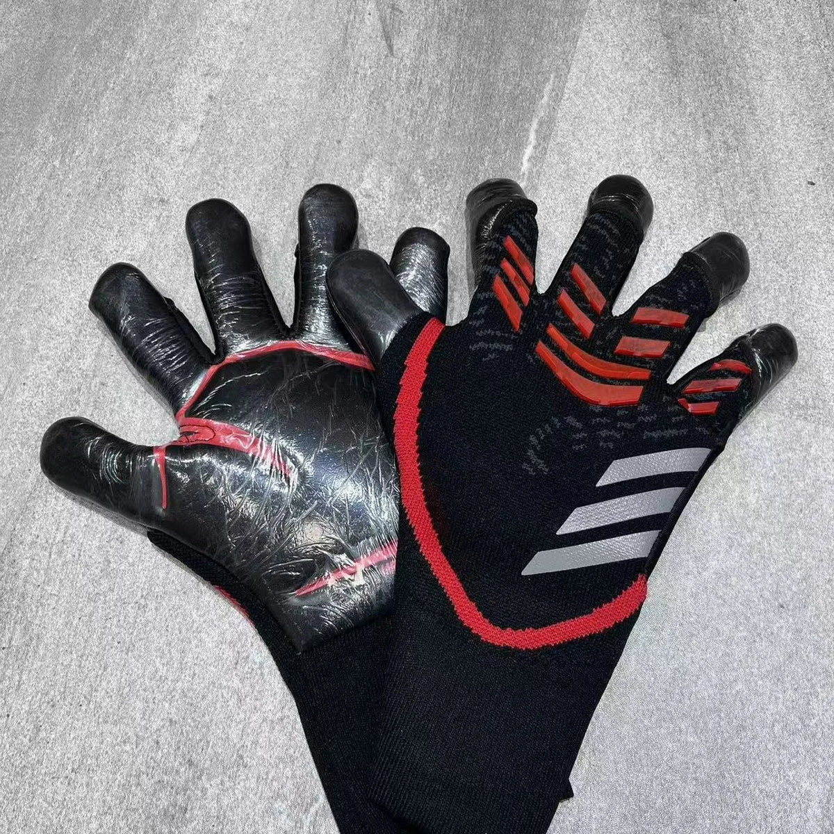 Goalie Gloves Goalkeeper Football Sports Accessories Adult Premium Latex Anti Slip Competitive Match Training Protective Supplie