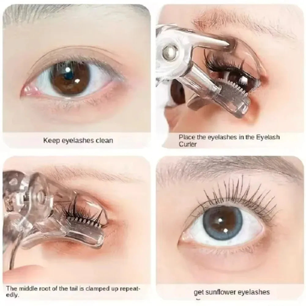 Dual Type Eyelash Curler with Comb