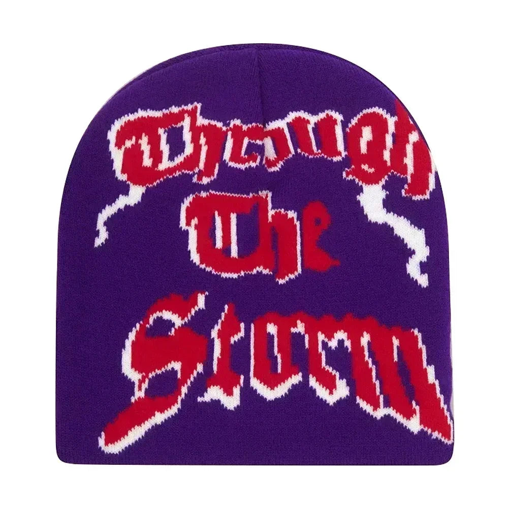 Y2K Letter Knitted Winter Autumn Beanie Cap Men Women Kanye Beanies Gorras Hombre Top Warm Skiing Hat Ear Hats Hip Hop Skullcap
