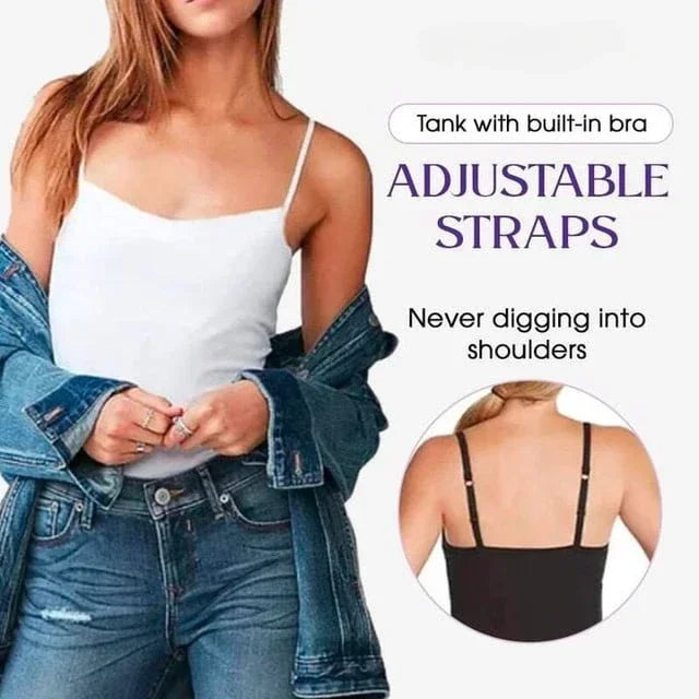 Camisole with Built-In Padded Bra