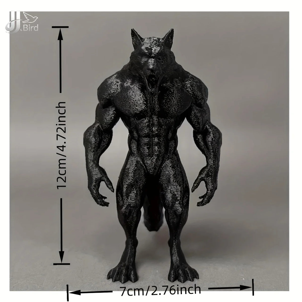 standing werewolf ornaments, realistic design-home decoration werewolf statue ornaments, suitable for Christmas, Valentine's Day
