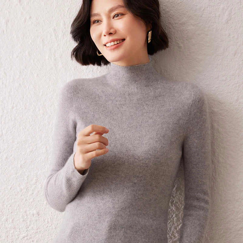 Pure Cashmere Turtleneck Sweater
