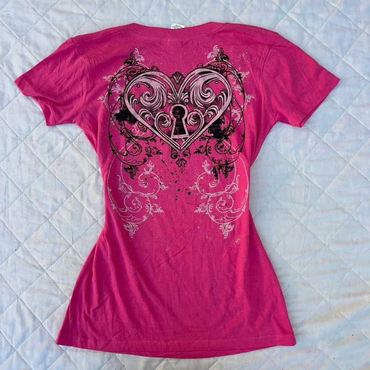 Summer New Millennium Women's Y2K Slim Fit T-Shirt Spicy Girl Retro Style Women's Printed Top