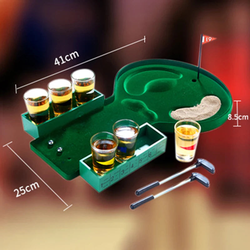 Mini Golf Game Set Toy Safe And Fun Party Props Table Interaction Party Table Game Toys For Adults