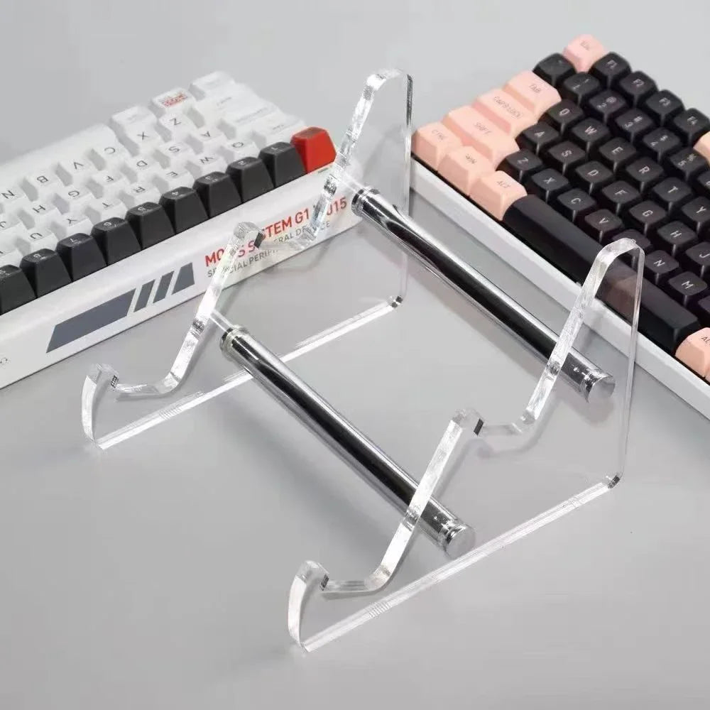 Transparent Acrylic Keyboard Storage Tray Exhibition Special Clear Display Holder  Desktop Support Rack Stand For Gaming Keyboar