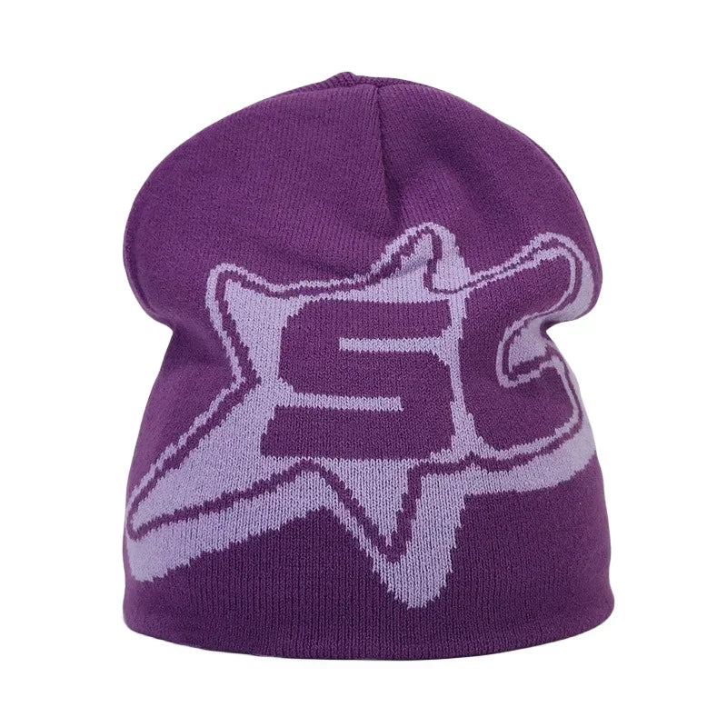 Y2K Letter Knitted Winter Autumn Beanie Cap Men Women Kanye Beanies Gorras Hombre Top Warm Skiing Hat Ear Hats Hip Hop Skullcap